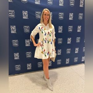 NWT Christmas Light Shirt Dress